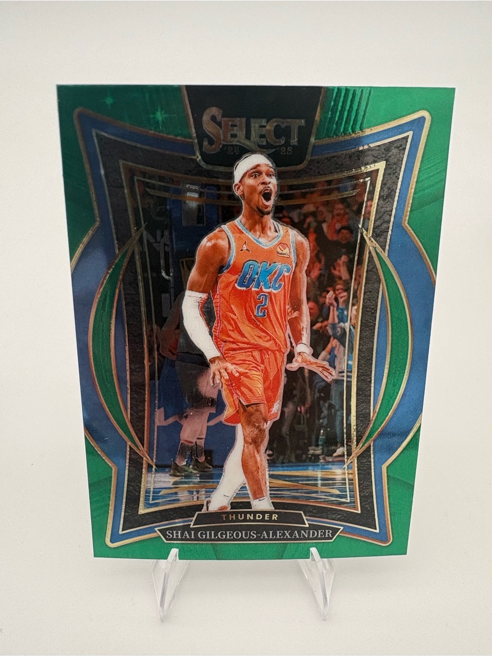 Shai Gilgeous-Alexander Thunder 5-Card Lot 🔥 2019 Prizm Green #122 PSA 9 🔥 - Picture 4 of 11